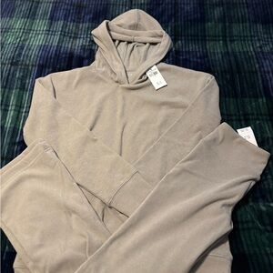 Abercrombie Kids Light beige tan oatmeal color Corduroy set